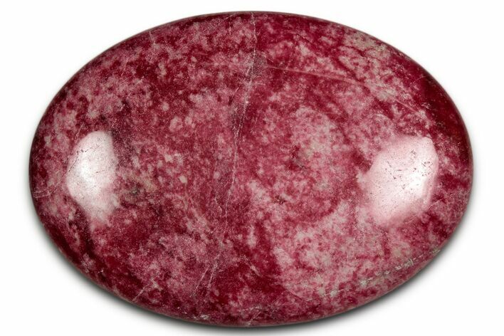 Vibrant Polished Thulite Stone - Trondheim, Norway #343924